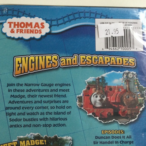 Thomas & Friends Engines and Escapades DVD New Sealed - Picture 3 of 4
